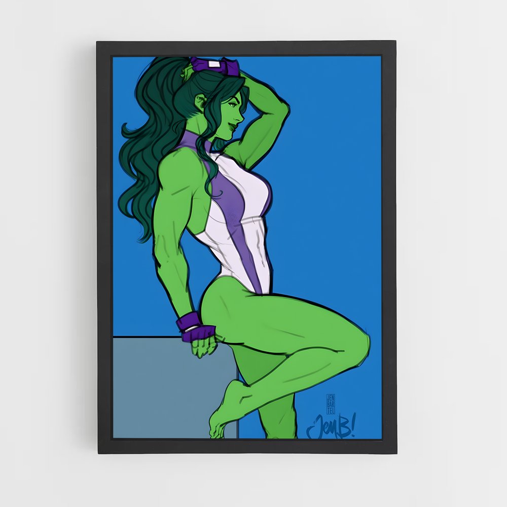 ap-she hulk-1 cadre Noir