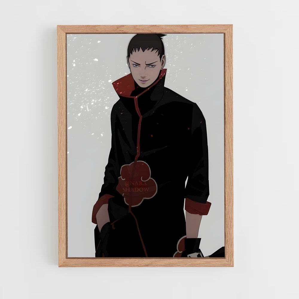ap-shikamaru nara-6 cadre Bois clair
