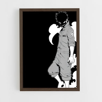 ap-shinra kusakabe-2 cadre Bois foncé