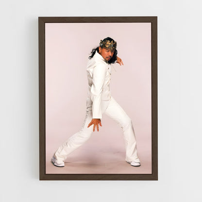 ap-shinsuke nakamura-6 cadre Bois foncé