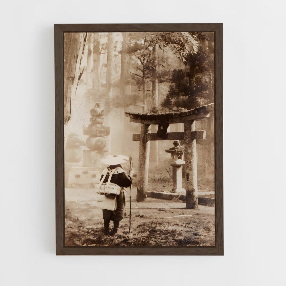 ap-shinto-2 cadre Bois foncé