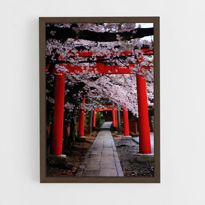 ap-shinto shrine-1 cadre Bois foncé