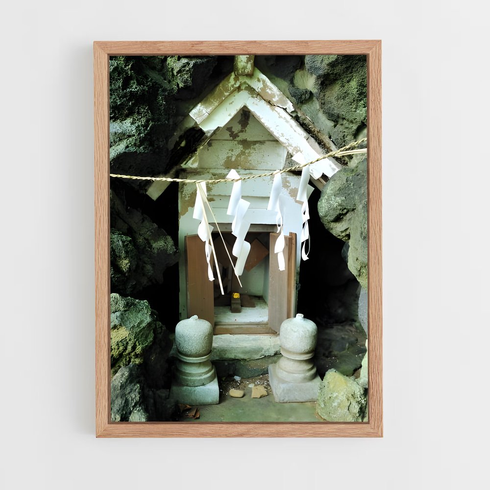 ap-shinto shrine-4 cadre Bois clair