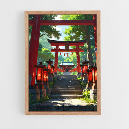ap-shinto shrine-5 cadre Bois clair
