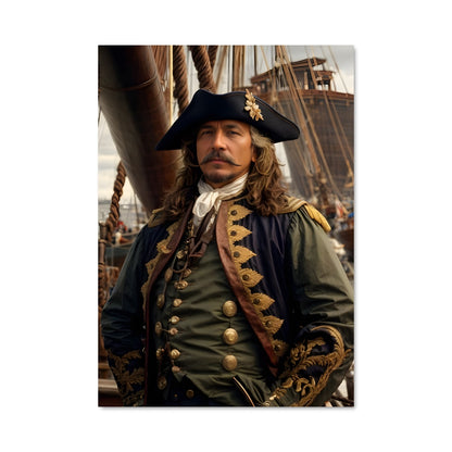Poster Capitaine Barbe Noire