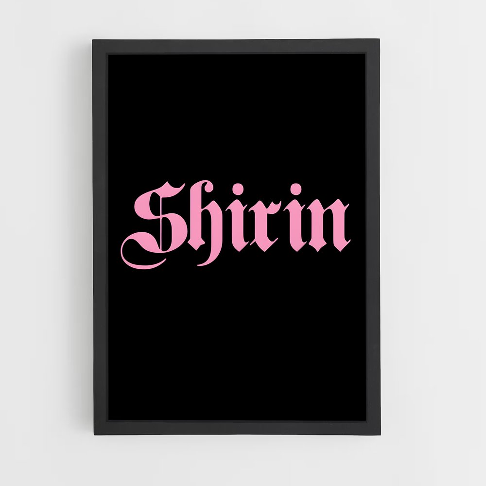 ap-shirin david-4 cadre Noir