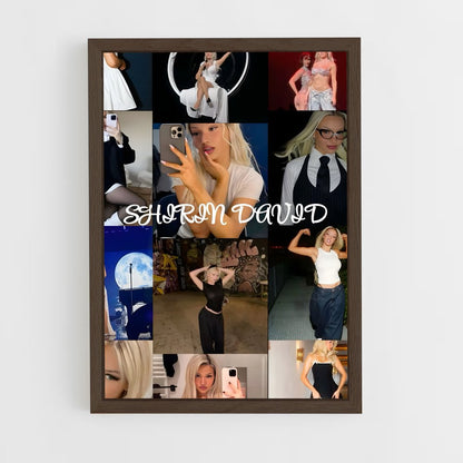 ap-shirin david-7 cadre Bois foncé