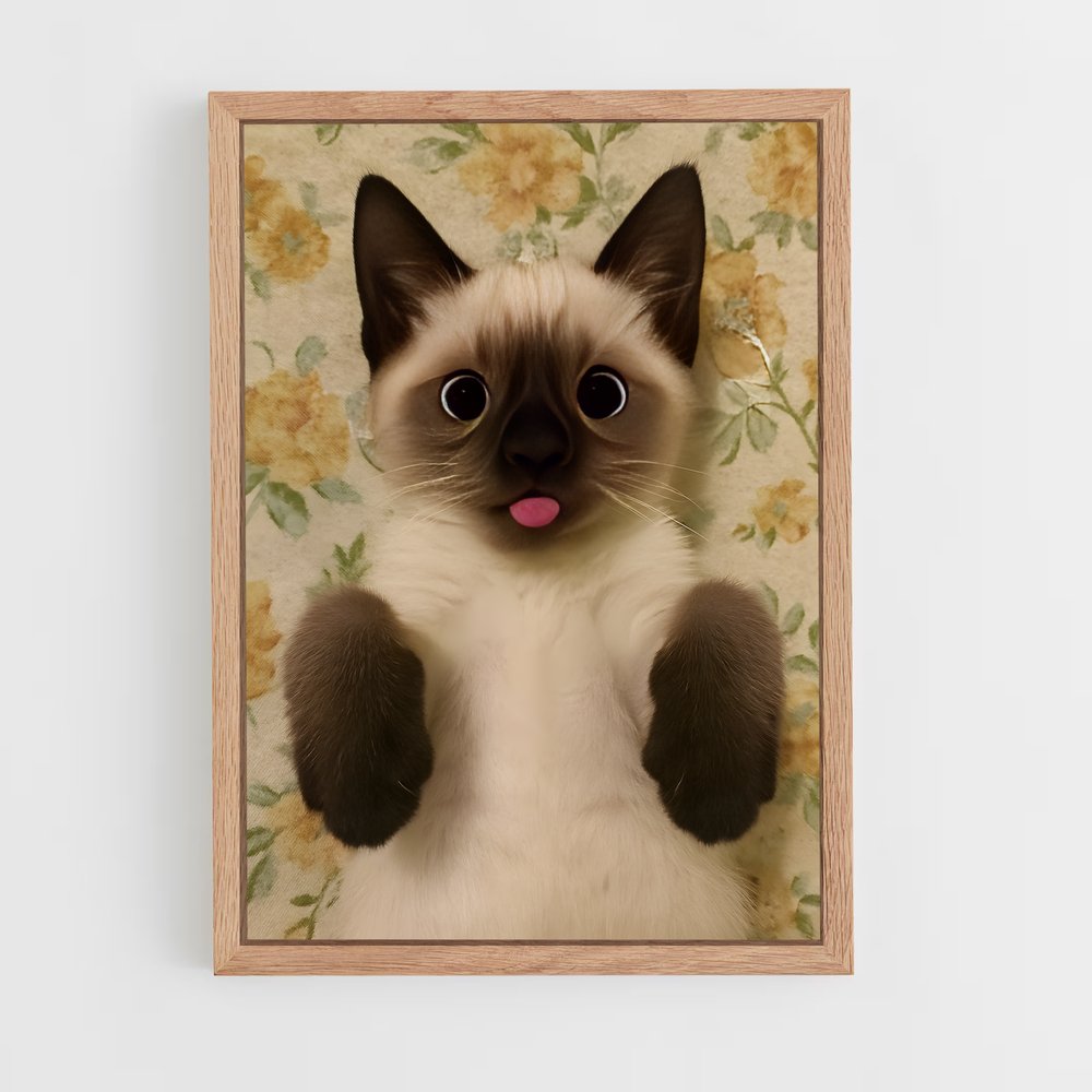 ap-siamese-1 cadre Bois clair