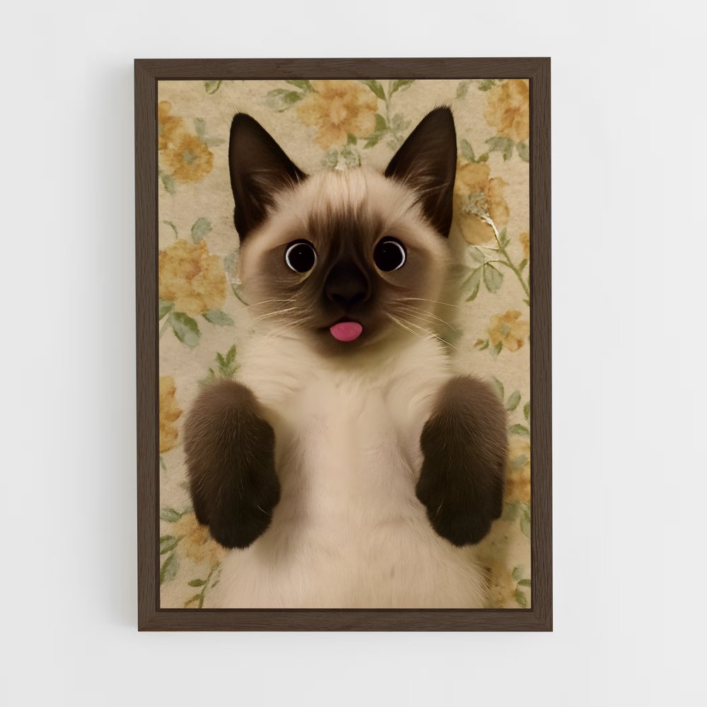 ap-siamese-1 cadre Bois foncé