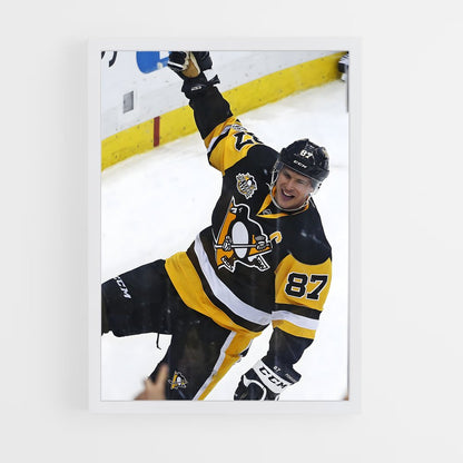 ap-sidney crosby-3 cadre Blanc