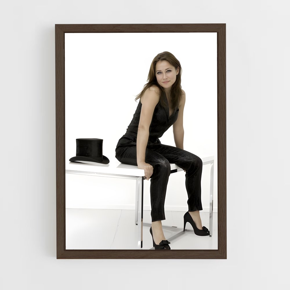ap-sidse babett knudsen-4 cadre Bois foncé