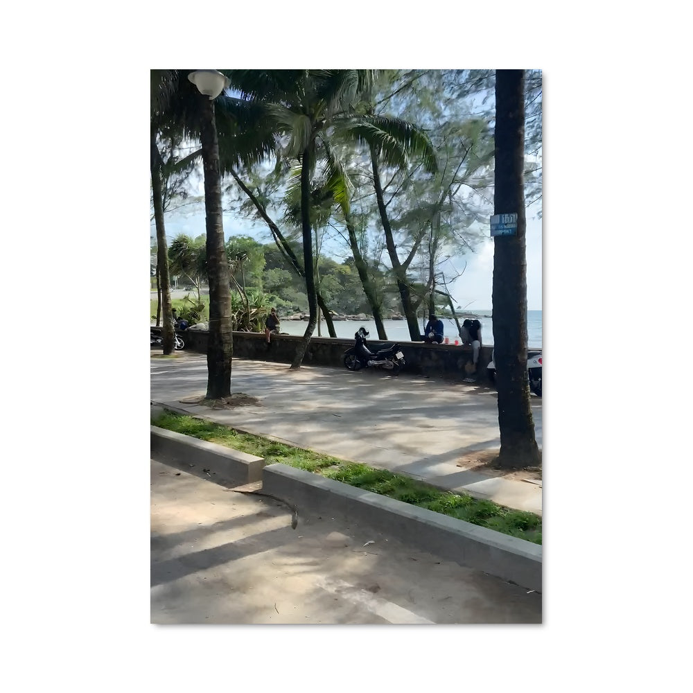 Poster Promenade Palmiers