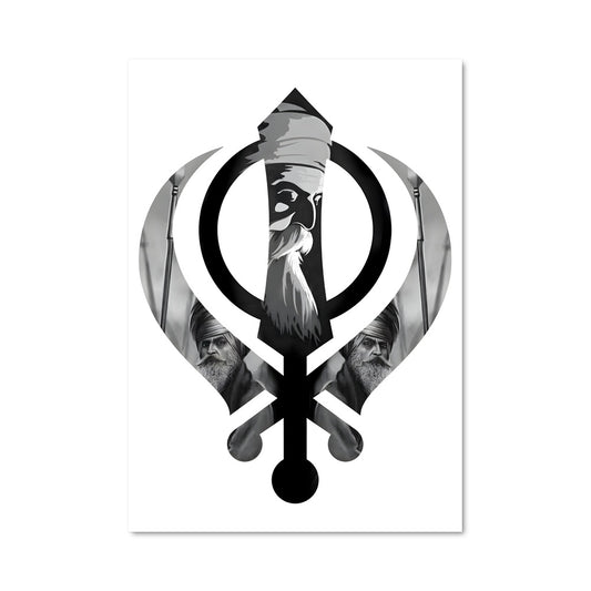 Poster Symbole Sikh