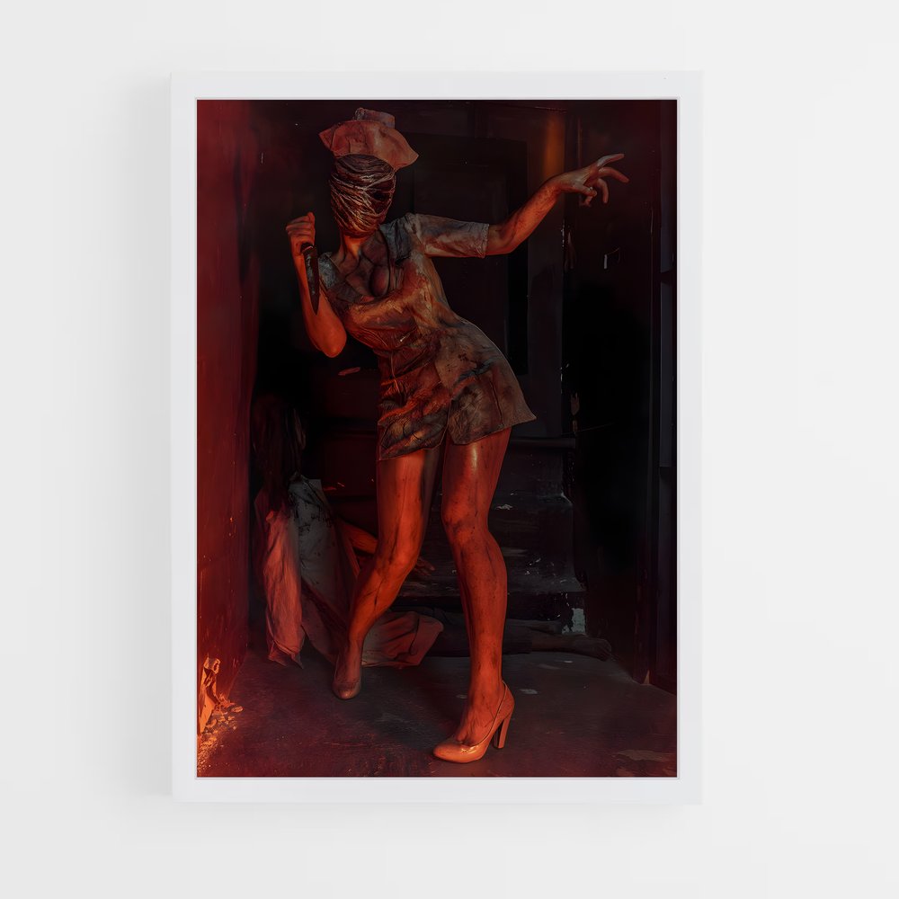 ap-silent hill-5 cadre Blanc