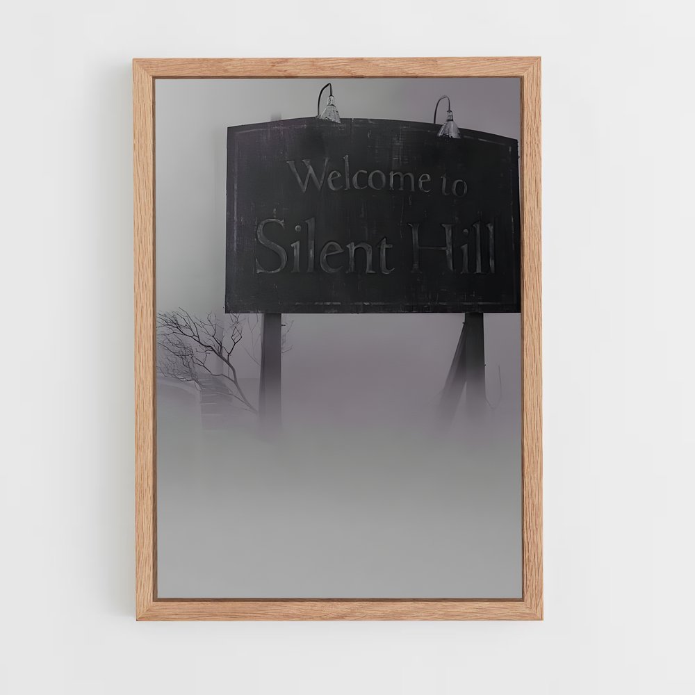 ap-silent hill-7 cadre Bois clair