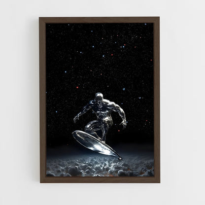 ap-silver surfer-15 cadre Bois foncé