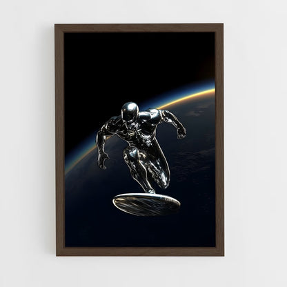 ap-silver surfer-16 cadre Bois foncé
