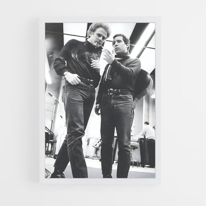 ap-simon and garfunkel-2 cadre Blanc