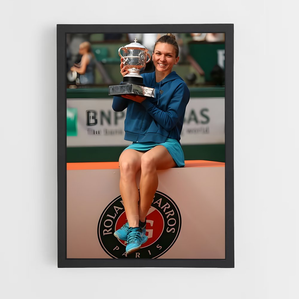 ap-simona halep-2 cadre Noir