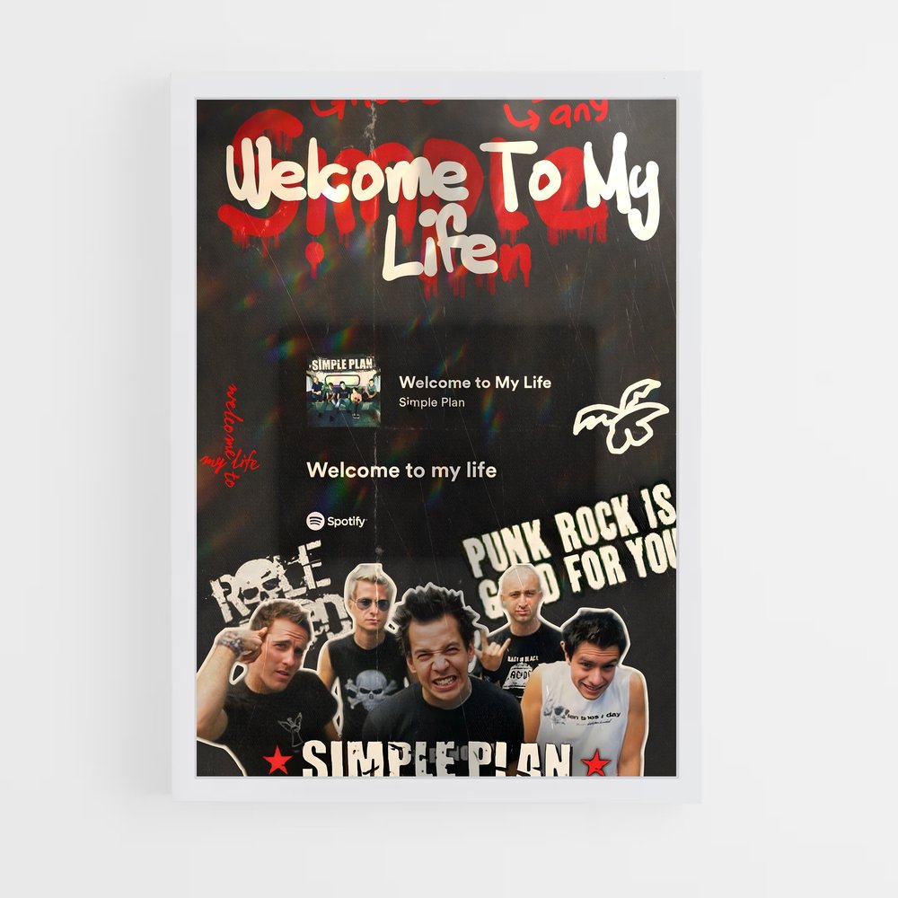 ap-simple plan-1 cadre Blanc