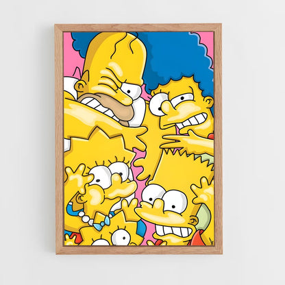 ap-simpsons-3 cadre Bois clair