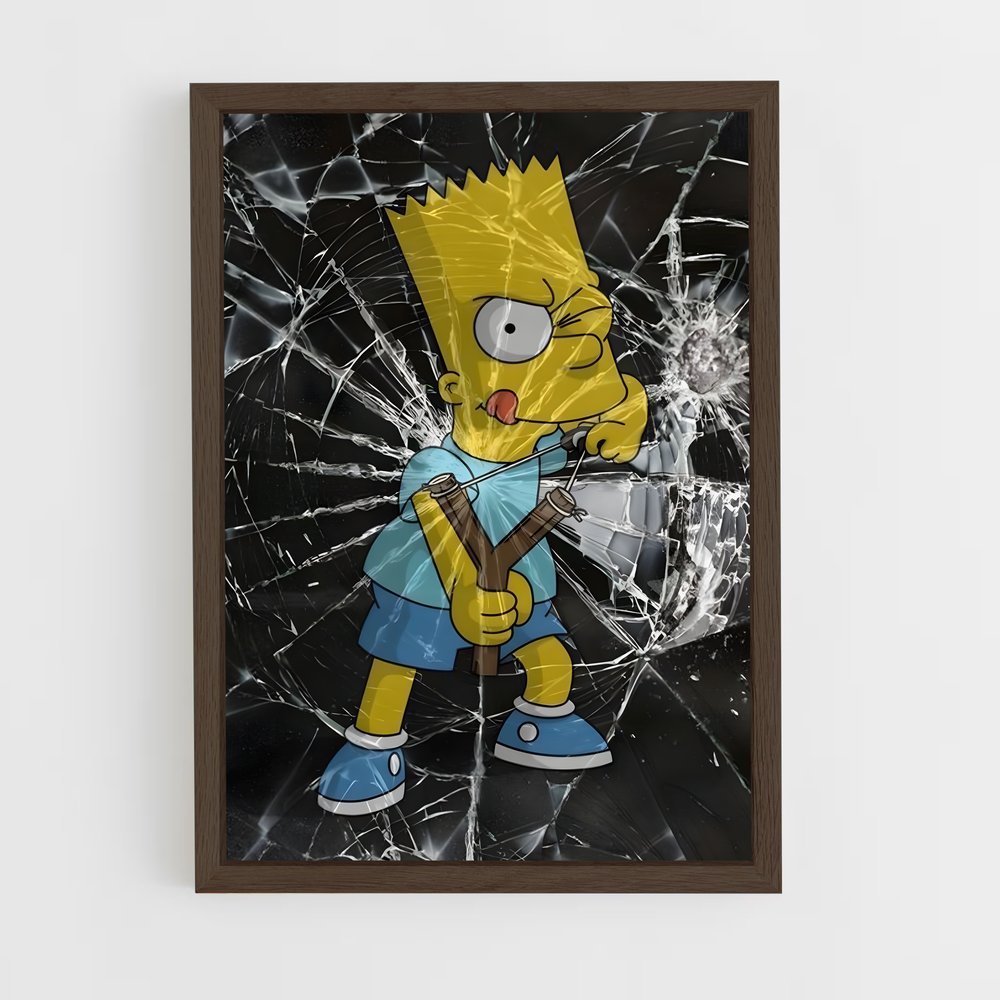 ap-simpsons-5 cadre Bois foncé