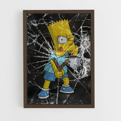 ap-simpsons-5 cadre Bois foncé