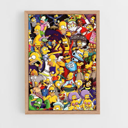 ap-simpsons-6 cadre Bois clair