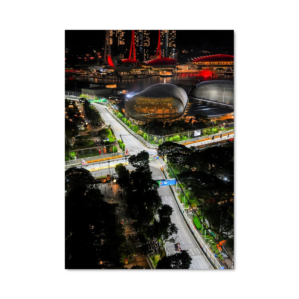 Poster Lumières de Singapore