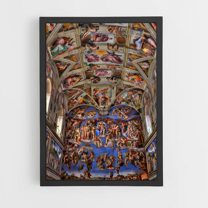 ap-sistine chapel-6 cadre Noir