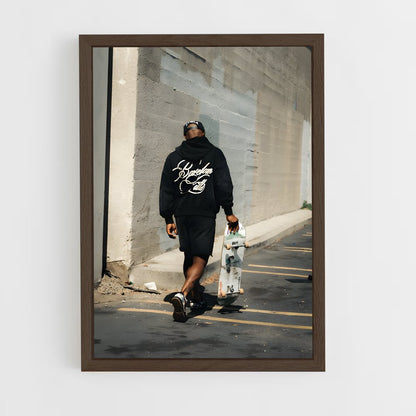 ap-skateboard fashion-12 cadre Bois foncé