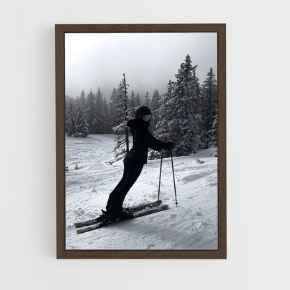 ap-skiing-16 cadre Bois foncé