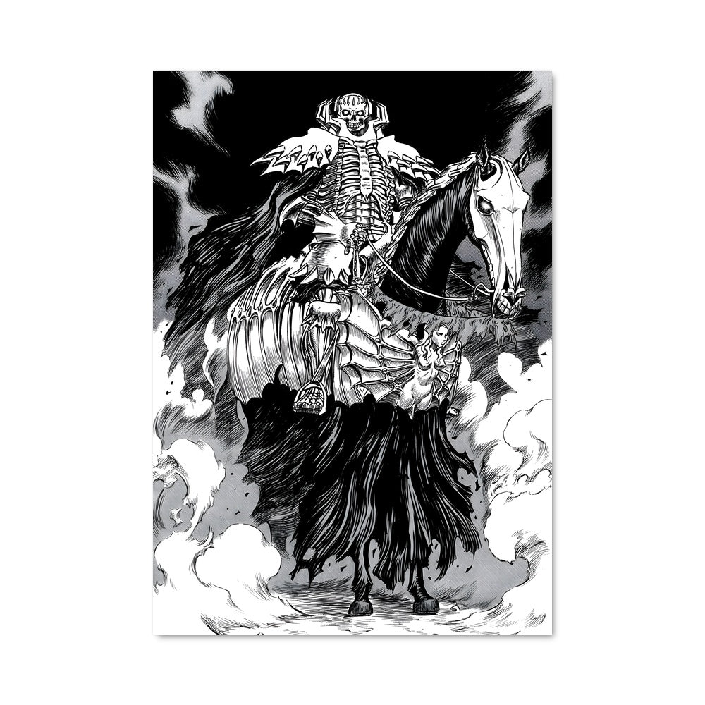 Poster Chevalier Squelette