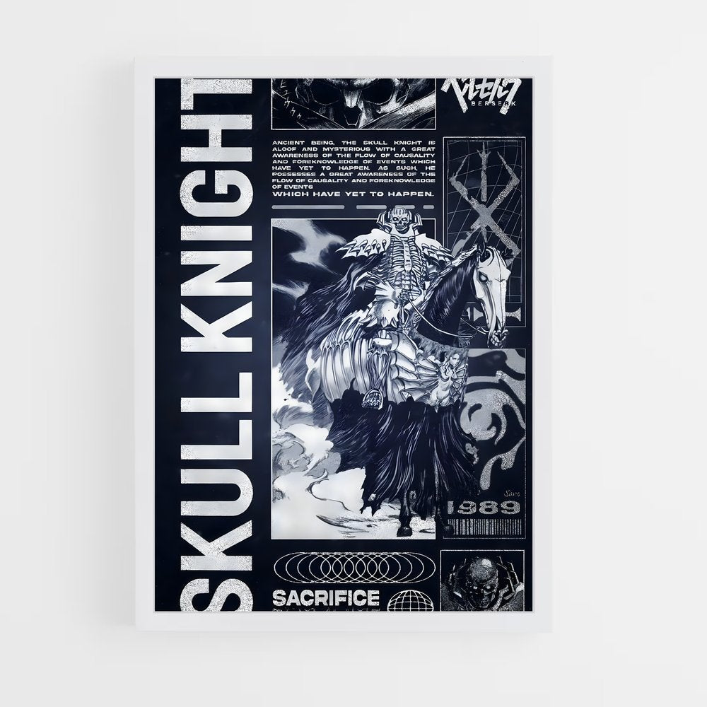 ap-skull knight-5 cadre Blanc