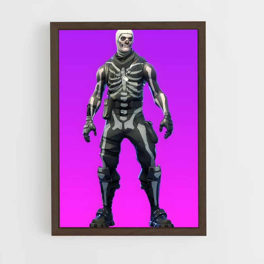 ap-skull trooper-2 cadre Bois foncé
