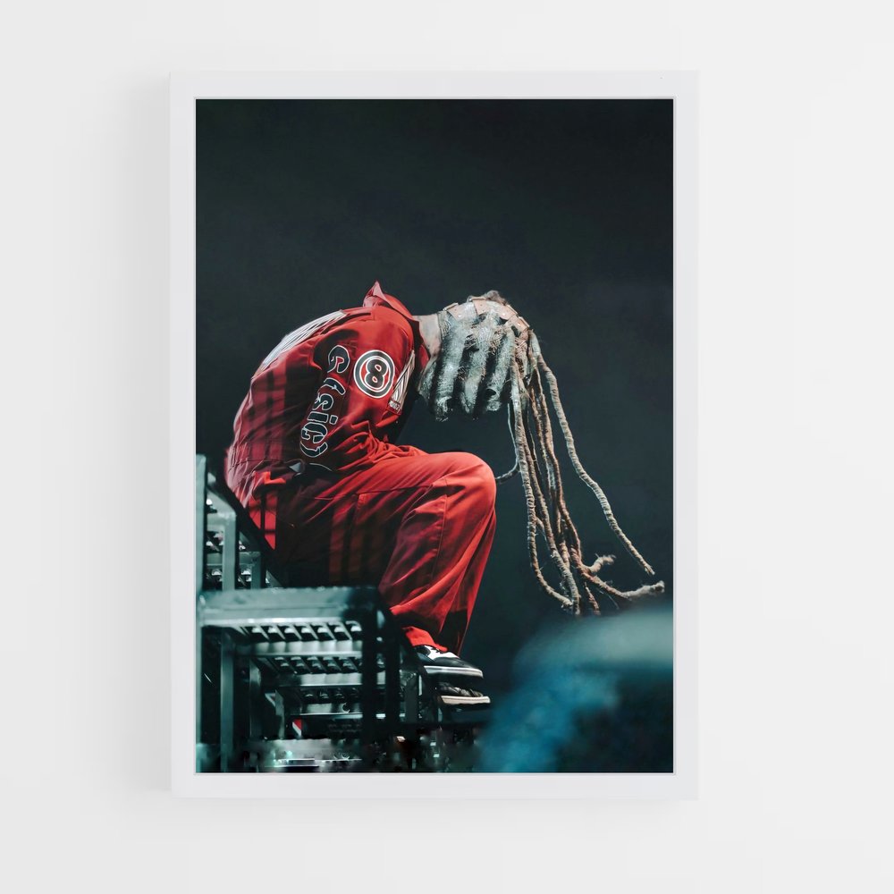 ap-slipknot-8 cadre Blanc