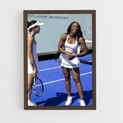 ap-sloane stephens-3 cadre Bois foncé