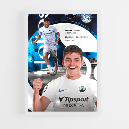 ap-slovan liberec-4 cadre Blanc