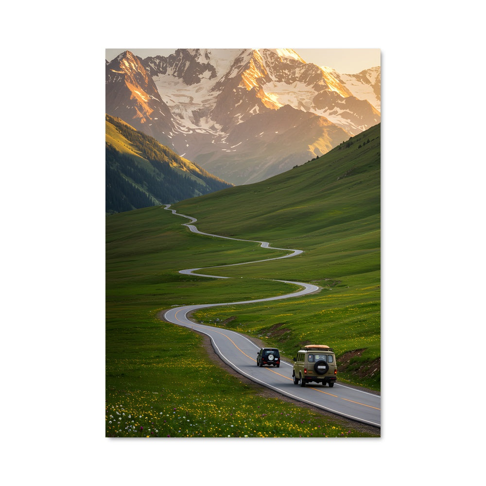 Poster Route Montagnarde