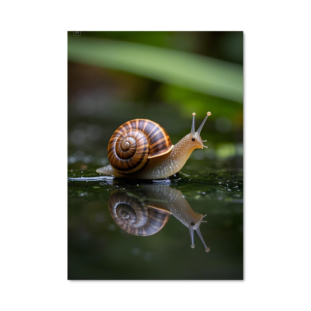 Poster Escargot Zen