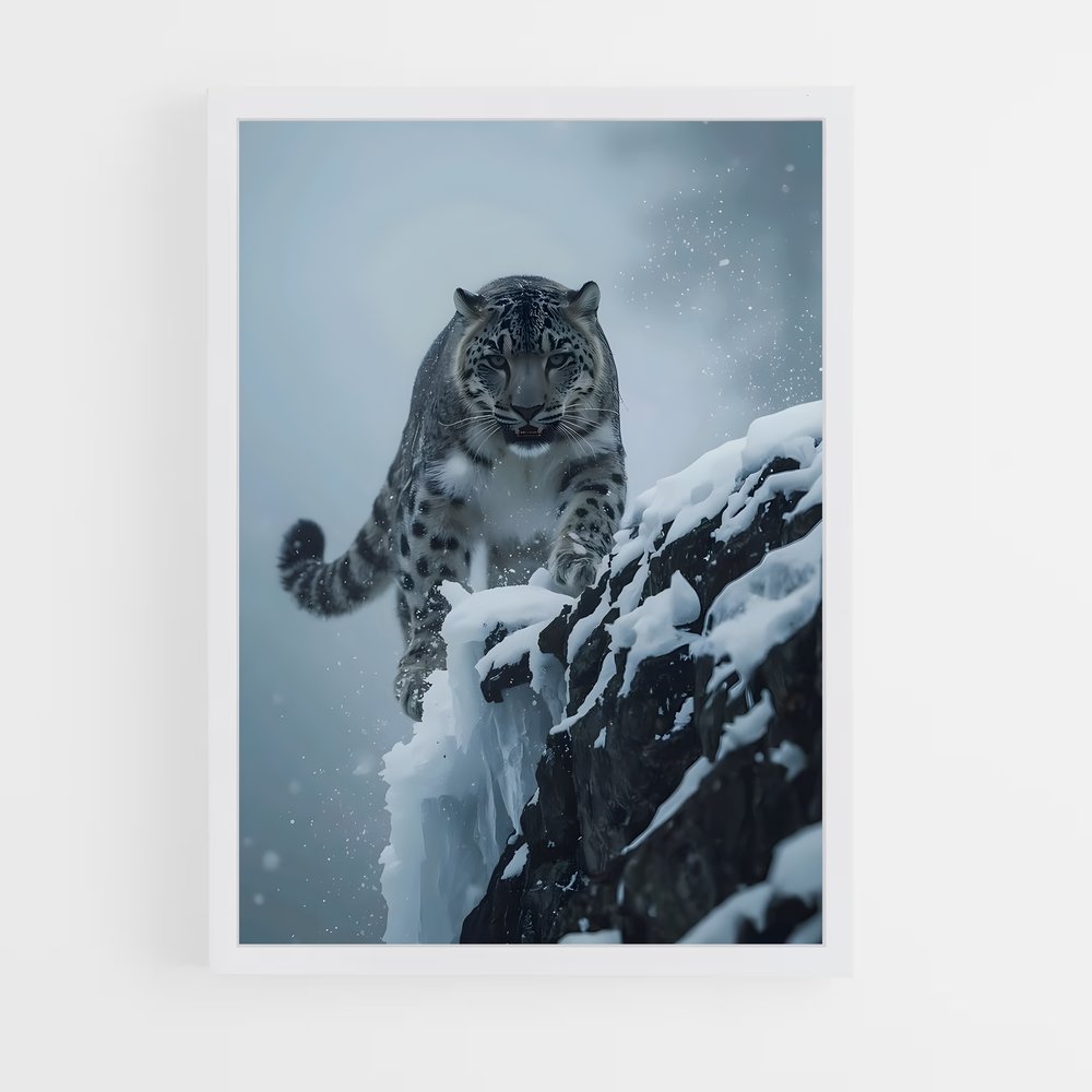 ap-snow leopard-5 cadre Blanc