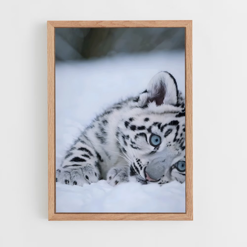 ap-snow leopard-7 cadre Bois clair