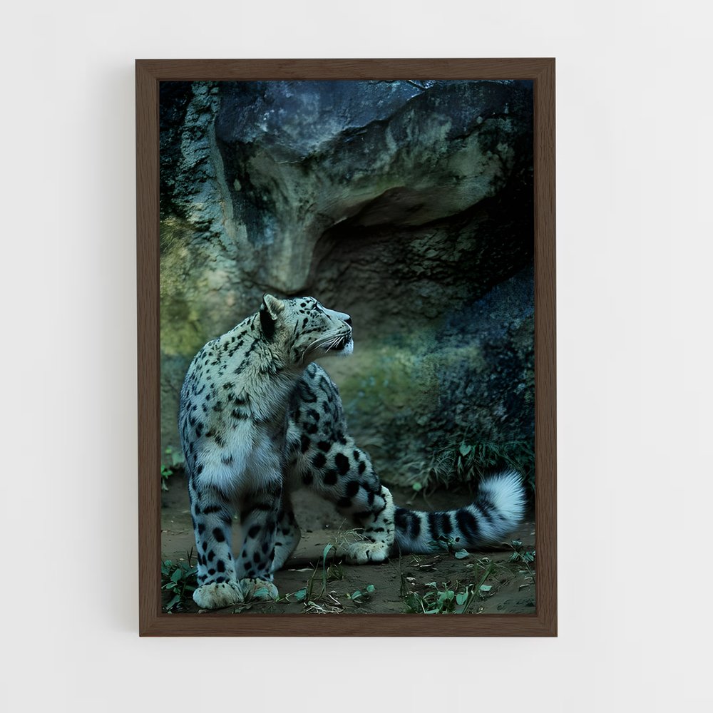 ap-snow leopard-9 cadre Bois foncé
