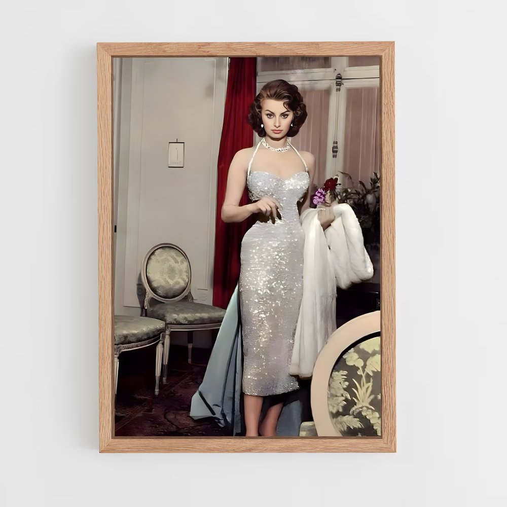 ap-sofia loren-11 cadre Bois clair
