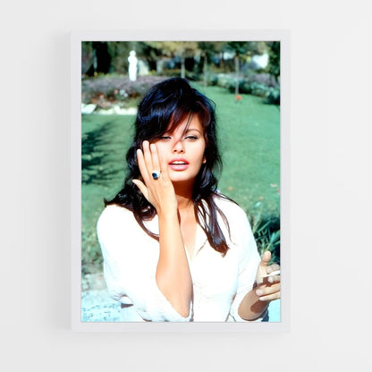 ap-sofia loren-9 cadre Blanc