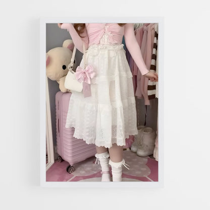 ap-soft girl-4 cadre Blanc