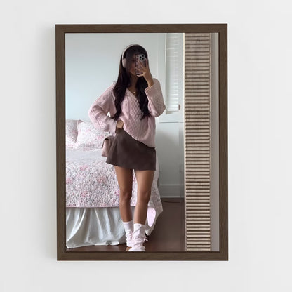 ap-soft girl-7 cadre Bois foncé