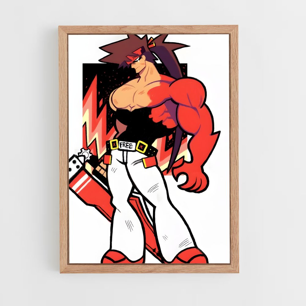 ap-sol badguy-3 cadre Bois clair