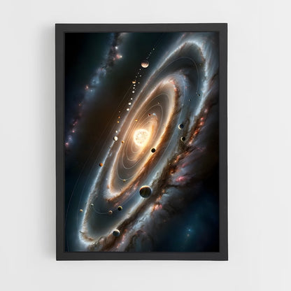 ap-solar system-12 cadre Noir