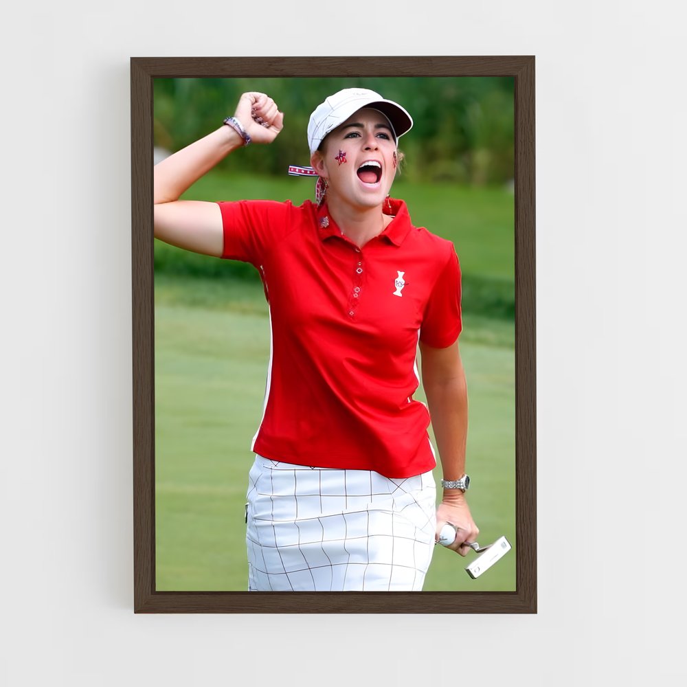 ap-solheim cup-1 cadre Bois foncé